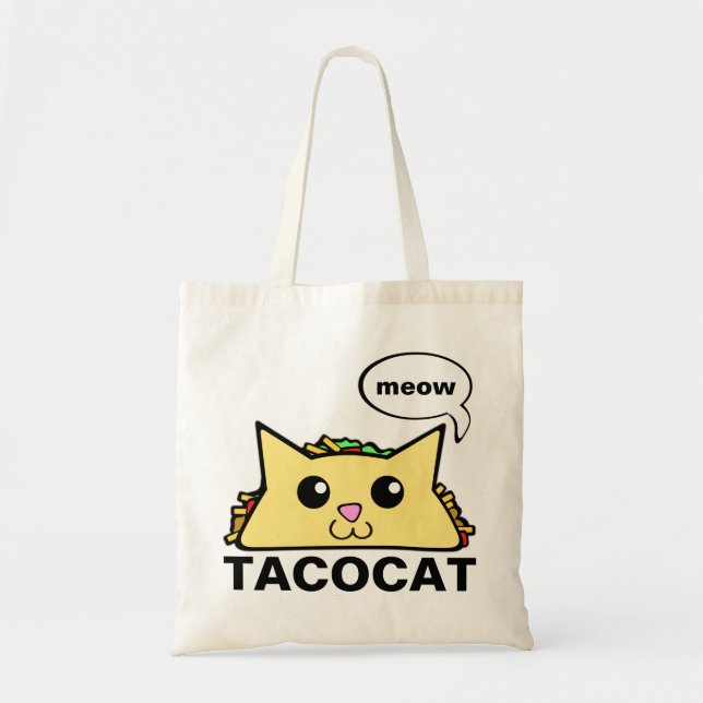 Bolsa Tote Taco Cat (Frente)