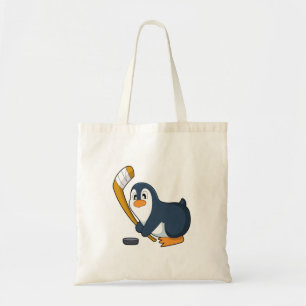 Bolsa Tote Taco de hóquei no gelo do Pinguim