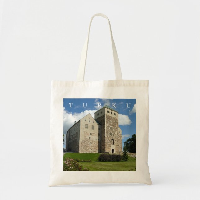 Bolsa Tote Taco de visão do Castelo de Turku (Frente)