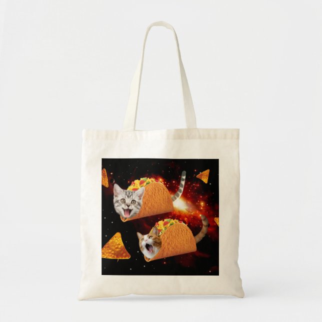 Bolsa Tote Tacos do espaço dentro (Frente)