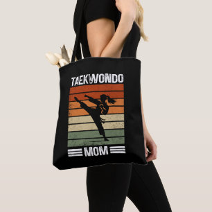 Bolsa Tote Taekwondo Mãe Artes Marciais Retroativas Mãe Prese