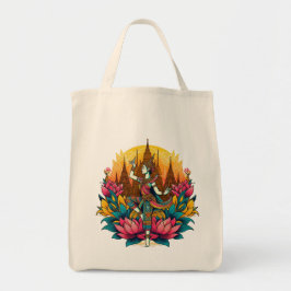 Bolsa Tote Tailandês Tradicional Dança, Cultura Tailandesa