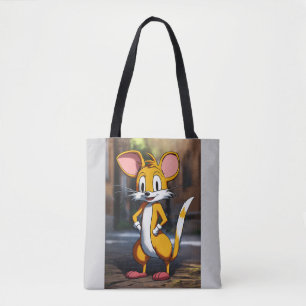 Bolsa Tote Tails Reimaginado como um Rato – Conceito de Arte 