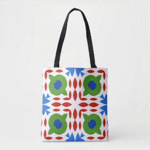 Bolsa Tote Talavera mexicana ornamentado tradicional. Desenho
