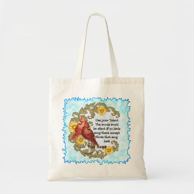 Bolsa Tote Talent dos Cardeais Cristãos (Frente)
