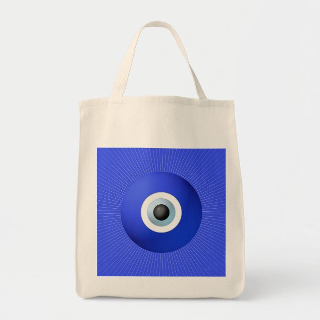 Bolsa Tote Talisman para proteger contra os olhos de Mau (Frente)
