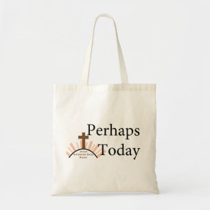 Bolsa Tote Talvez hoje - no branco