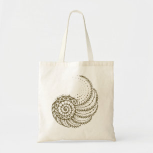 Bolsa Tote Tan orgânico da espiral