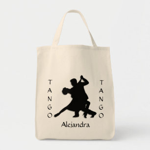 Bolsa Tote Tango Dance Silhouette Personal