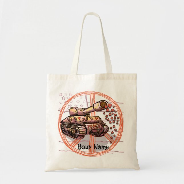 Bolsa Tote Tanque de Amor de Paz (Frente)