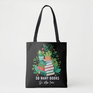 Bolsa Tote Tantos Livros, Tão Pouco Tempo