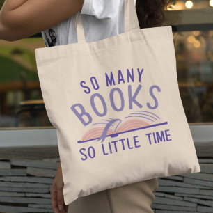 Bolsa Tote Tantos Livros Tão Pouco Tempo