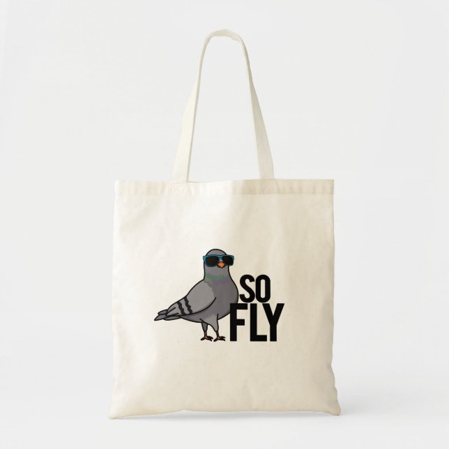Bolsa Tote Tão Engraçado Que Pigeon Legal (Frente)