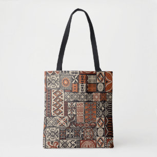 Bolsa Tote Tapa Havaiana: Patchwork Tribal