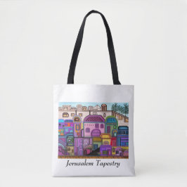 Bolsa Tote Tapeçaria de Jerusalem