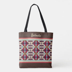 Bolsa Tote Tapeçaria Tribal Terrosa