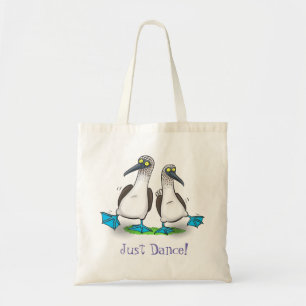 Bolsa Tote Tapete de pés azuis engraçados para aves marinhas