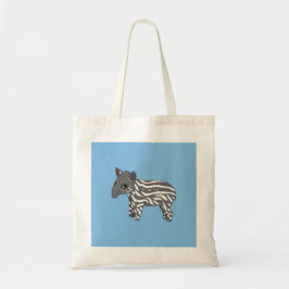 Bolsa Tote tapir do bebê azul
