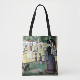 Bolsa Tote Tarde de Domingo na Ilha de Grande Jatte de George