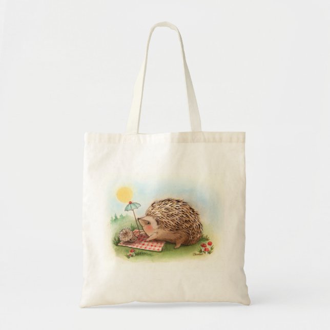 Bolsa Tote Tarde do verão do ouriço (Frente)