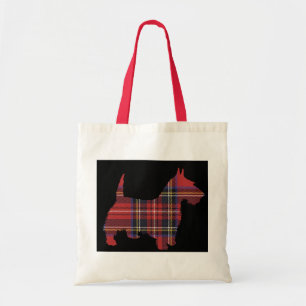 Bolsa Tote Tartan do cão do Scottie