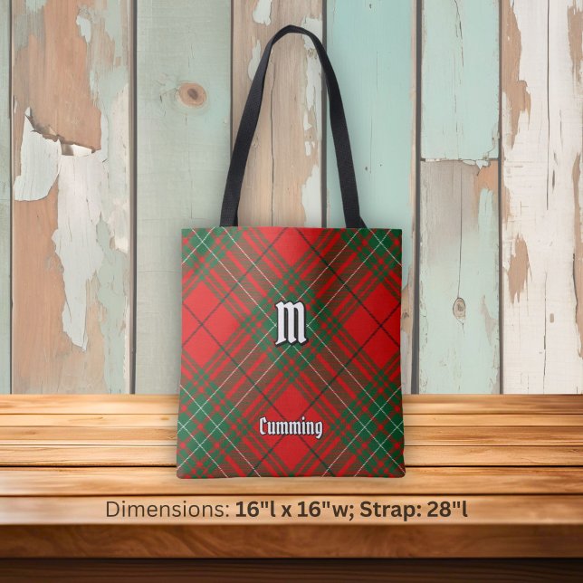 Bolsa Tote Tartan do Clã Cumming (Criador carregado)