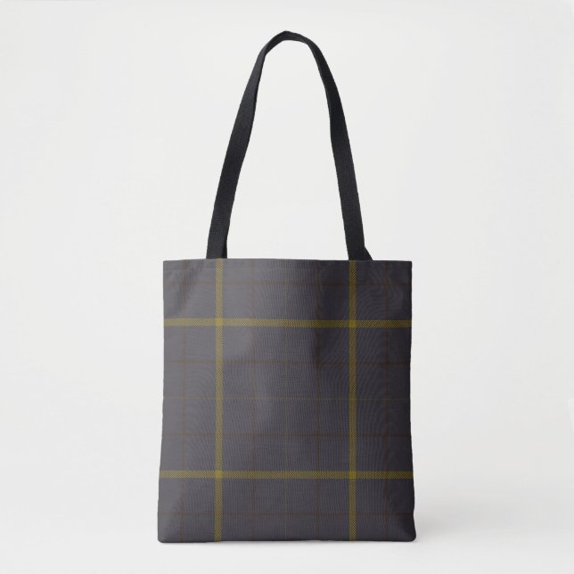 Bolsa Tote Tartan do clã de Pearson (Frente)