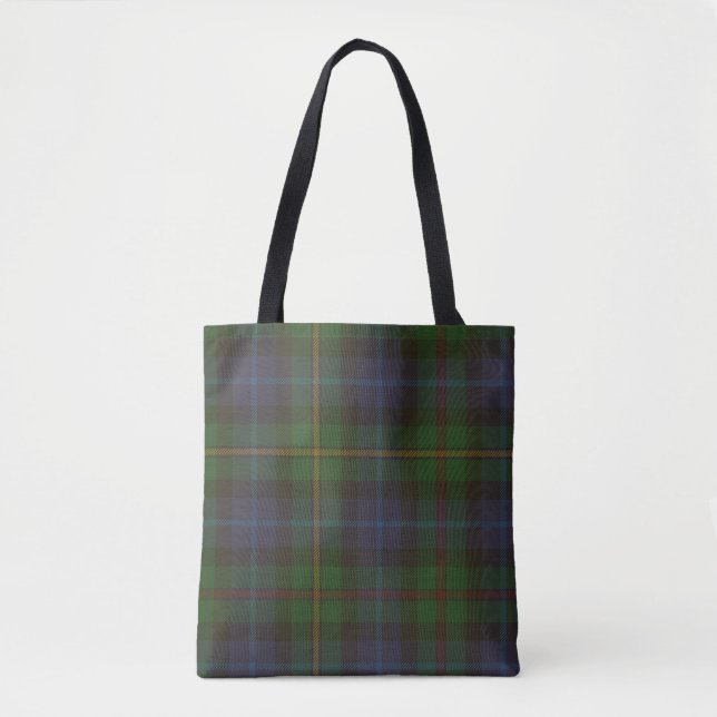 Bolsa Tote Tartan do clã de Smith (Frente)