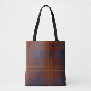 Bolsa Tote Tartan do clã do mordomo