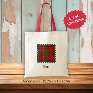 Bolsa Tote Tartan do Clã Grant