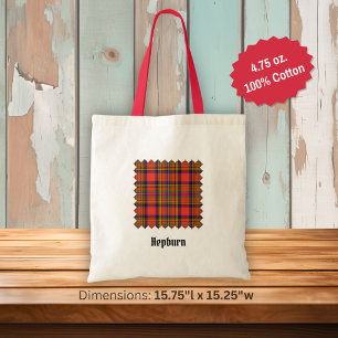 Bolsa Tote Tartan do Clã Hepburn