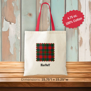 Bolsa Tote Tartan do Clã MacDuff