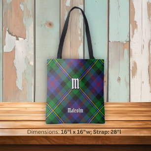 Bolsa Tote Tartan do Clã Malcolm