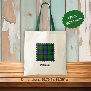 Bolsa Tote Tartan do Clã Paterson