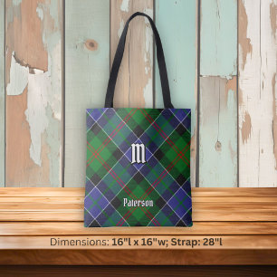 Bolsa Tote Tartan do Clã Paterson