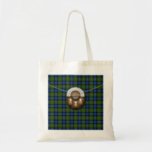 Bolsa Tote Tartan e Sporran de Fergusson do clã
