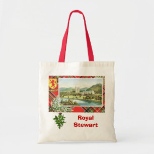 Bolsa Tote Tartan escocês, Stewart real,