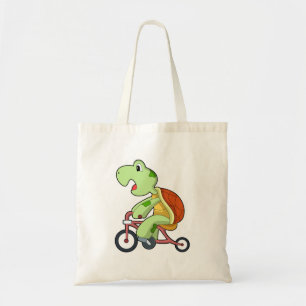 Bolsa Tote Tartaruga com Bicicleta