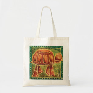 Bolsa Tote Tartaruga de deserto no Pastel do óleo