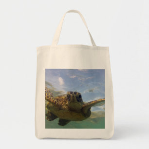 Bolsa Tote Tartaruga do Mar Verde do Havaí