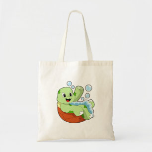 Bolsa Tote Tartaruga em banho com espuma