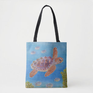 Bolsa Tote Tartaruga Marinha Cabeçuda Jovem