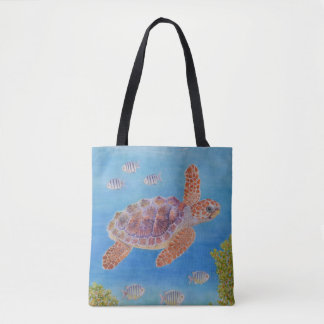 Bolsa Tote Tartaruga Marinha Cabeçuda Jovem