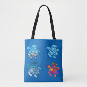 Bolsa Tote Tartaruga marinha Saco de Toia Submarina