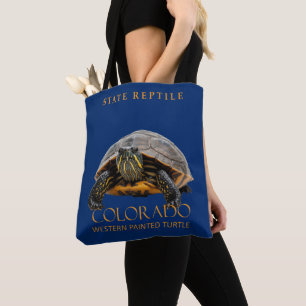 Bolsa Tote Tartaruga Pintada Ocidental Réptil do Território d