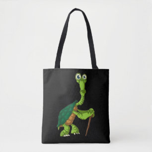 Bolsa Tote Tartaruga Tortoise Aposentado Engraçado Tartaruga 