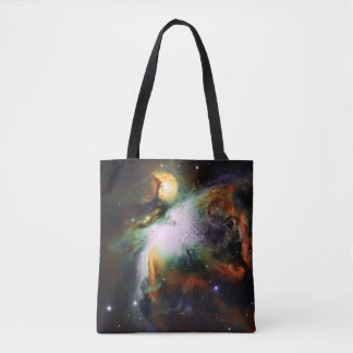 Bolsa Tote Tasche mit zwei kontrastreichen Astrobildern