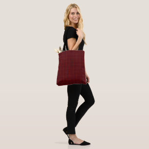 Bolsa Tote Tattersall Fashion Brooks Maroon Azul