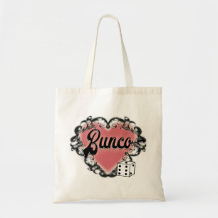 Bolsa Tote tatuagem do coração do bunco