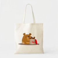 Tchau Querida! Cartoon Bears Bag